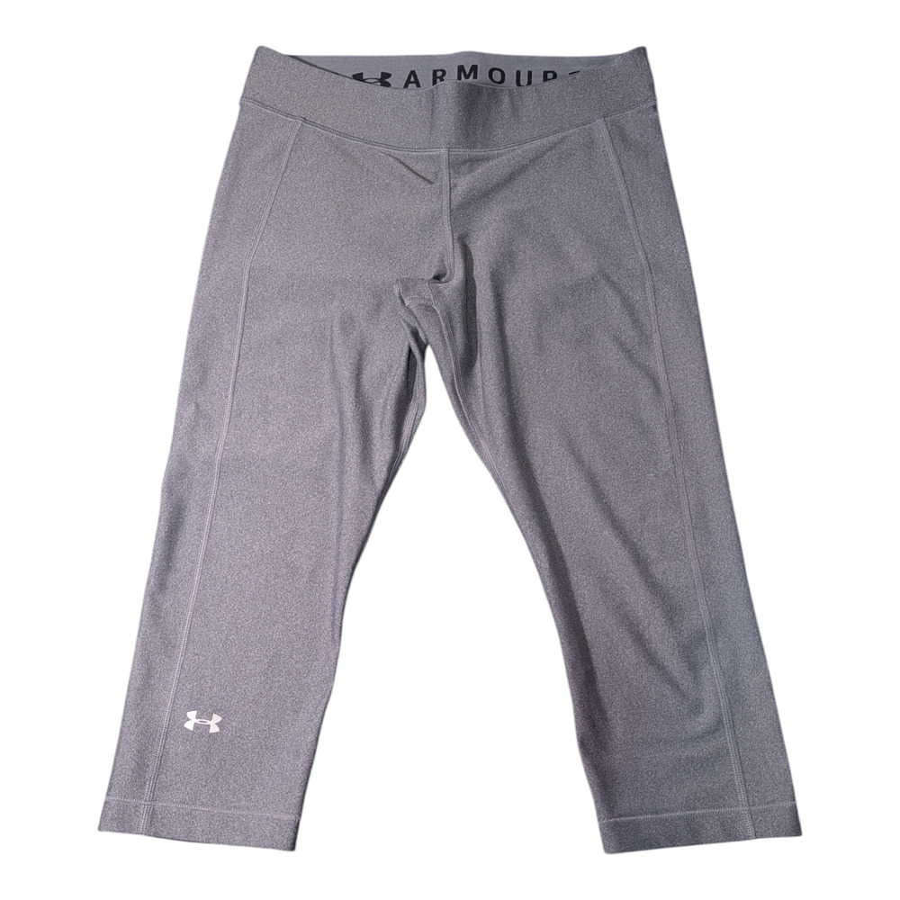 Women's - Under Armour - Grey - Capri Leggings - Size L 48-50 EUC